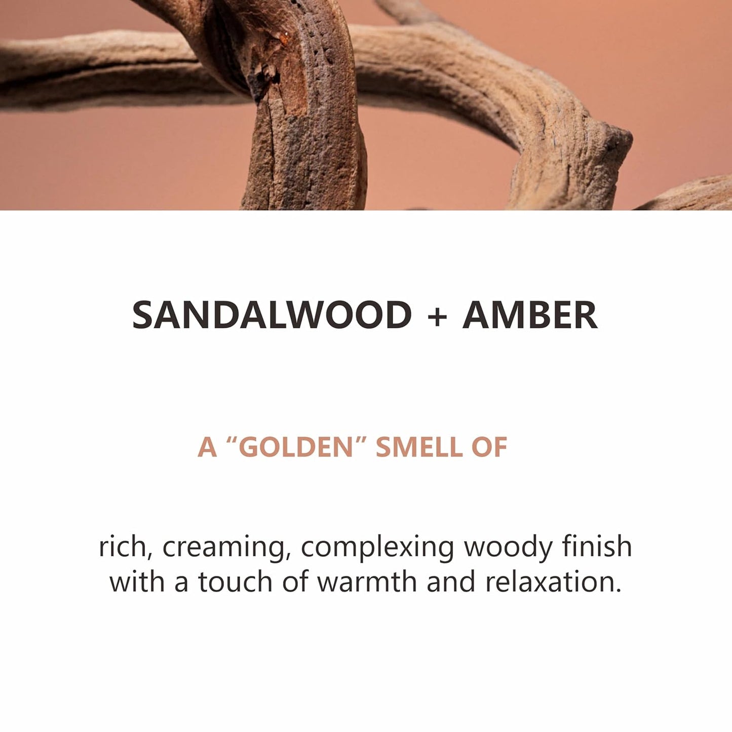 3Pc All Natural Mens Bath and Body Gift Set - Sandalwood and Amber